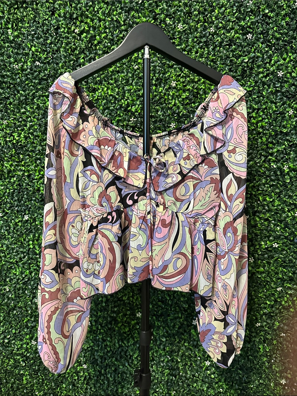 Revolutionary Boho Ruffle Peasant Top #10